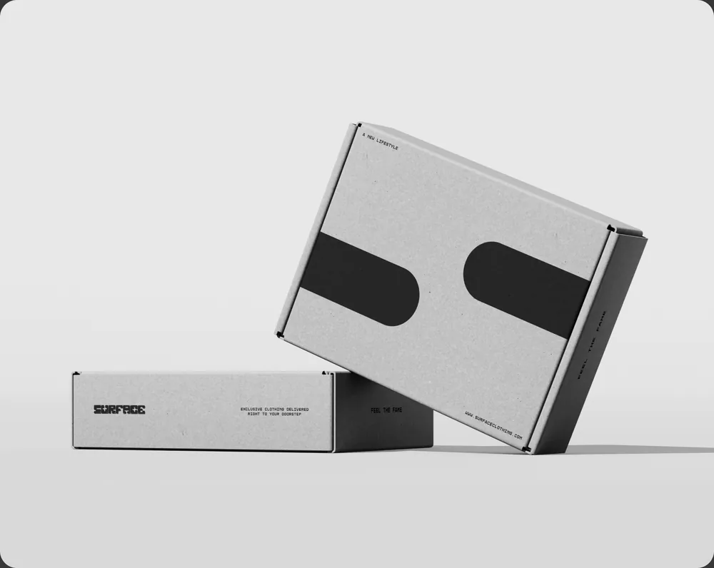 A packaging box.